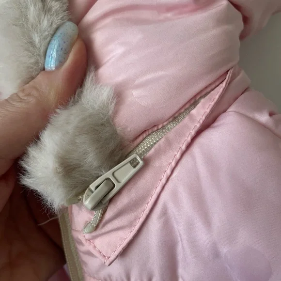 Mayoral Newborn Ecofriends Winter Puffer Coat 6-9 & Knit Boots